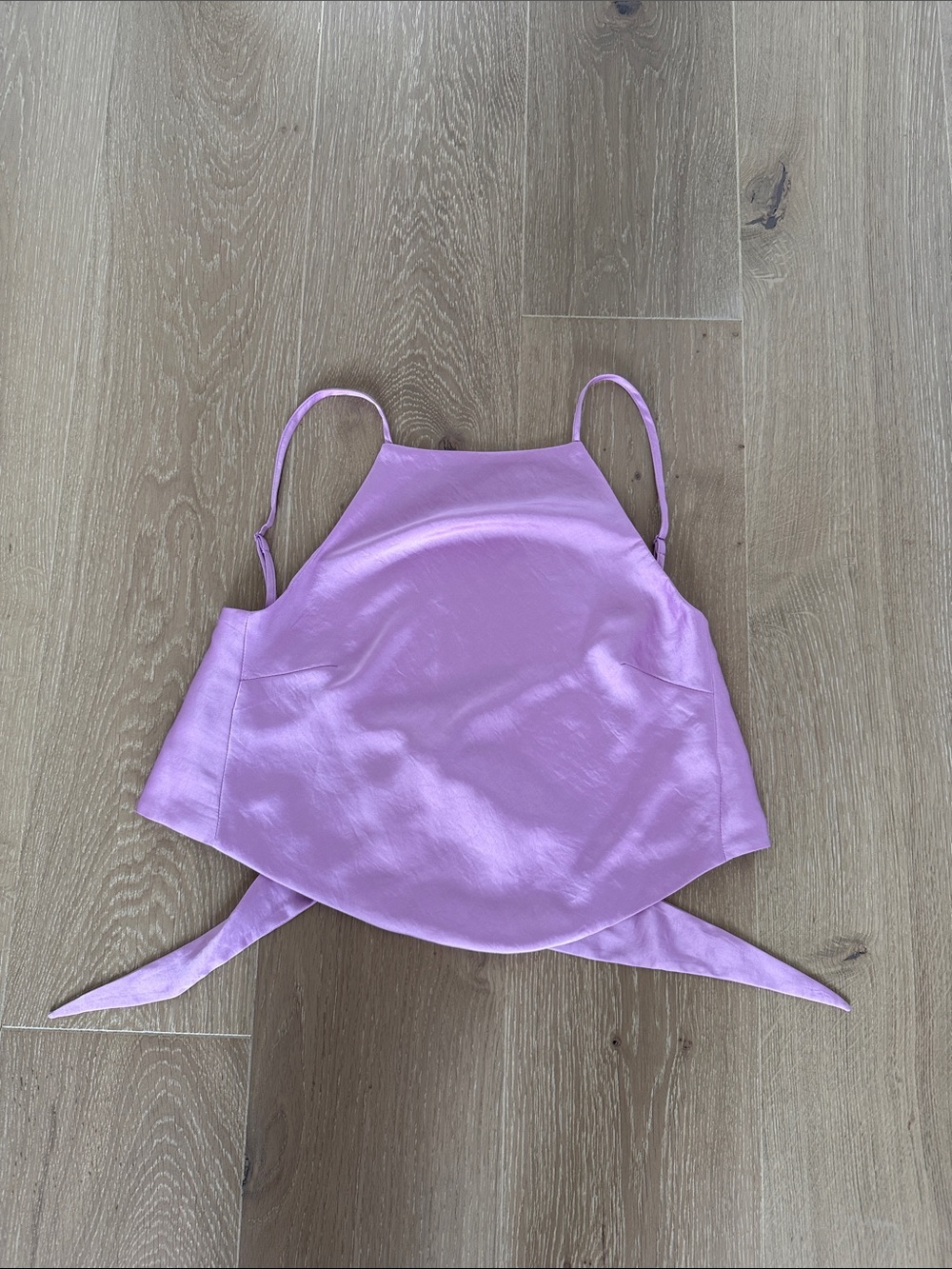 Sunday Best Lilac Crop Tank Top